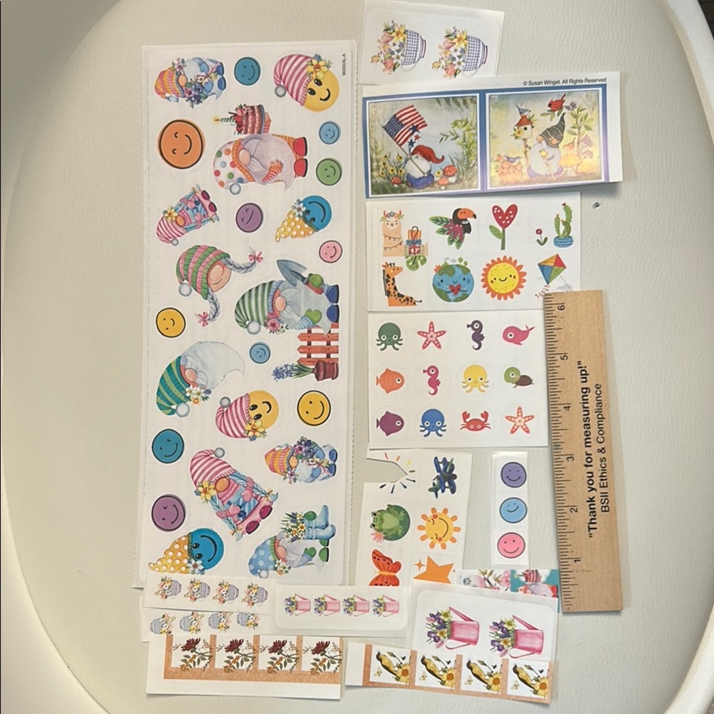 80 Colorful Kids Sticker Set